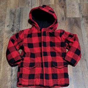 Old Navy Boys Red And Black Jacket Size 4T
